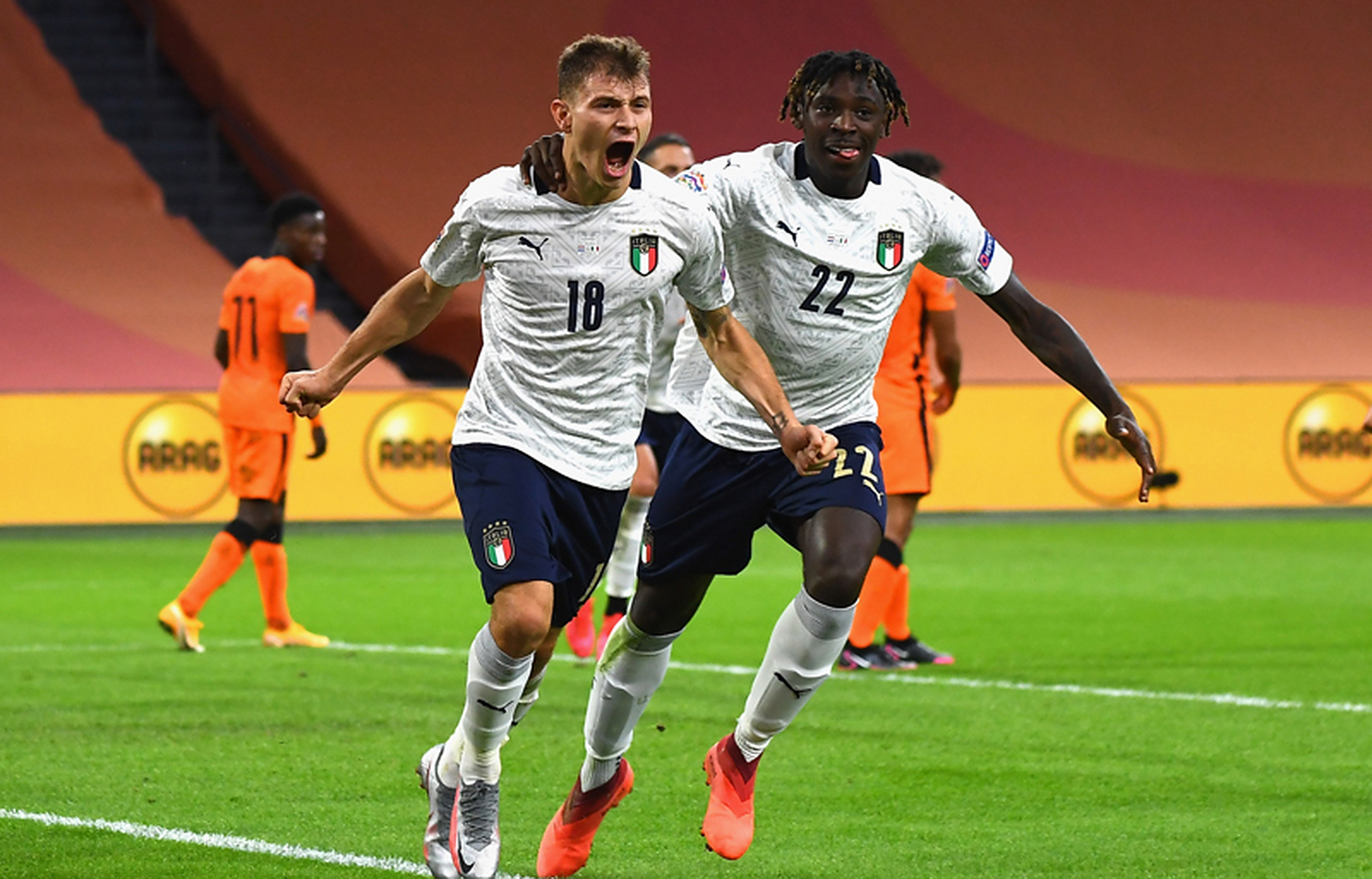 意大利战胜荷兰晋级欧国联决赛